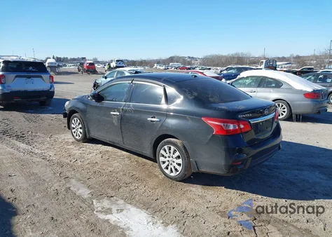 2016 Nissan Sentra Sv z USA, uszkodzony, nr VIN 3N1AB7AP4GL682593
